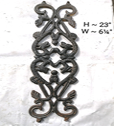 အထောင်ပန်း-အကျယ် 6 1/4"အမြင့် 23"